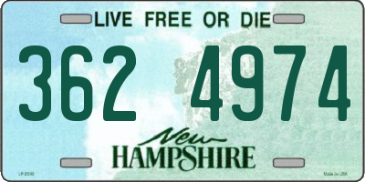 NH license plate 3624974