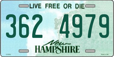 NH license plate 3624979
