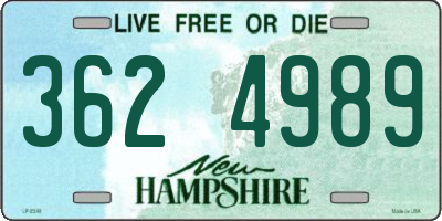 NH license plate 3624989