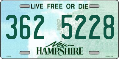 NH license plate 3625228