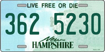 NH license plate 3625230