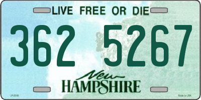 NH license plate 3625267