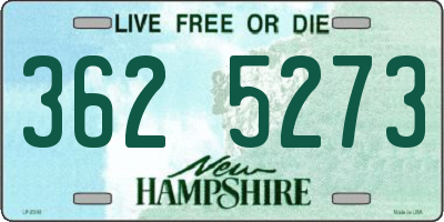 NH license plate 3625273