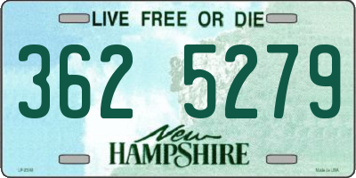 NH license plate 3625279