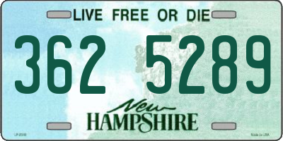 NH license plate 3625289