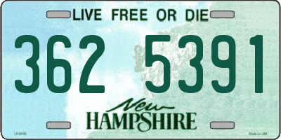 NH license plate 3625391