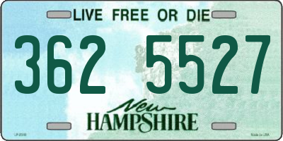 NH license plate 3625527