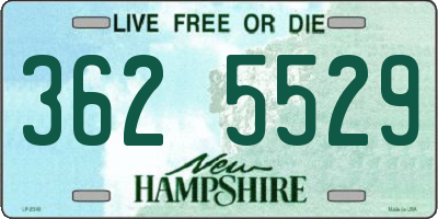 NH license plate 3625529