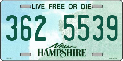 NH license plate 3625539