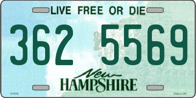 NH license plate 3625569