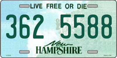 NH license plate 3625588