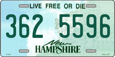 NH license plate 3625596