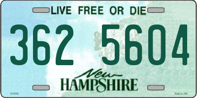 NH license plate 3625604