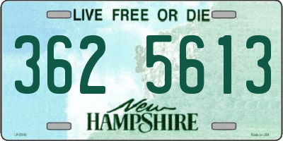 NH license plate 3625613