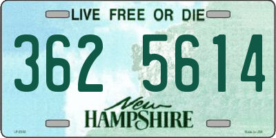 NH license plate 3625614