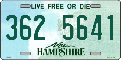 NH license plate 3625641