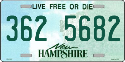 NH license plate 3625682