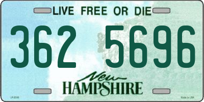 NH license plate 3625696
