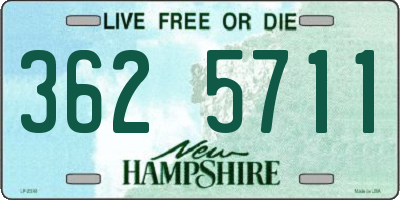 NH license plate 3625711