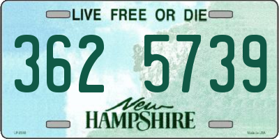 NH license plate 3625739