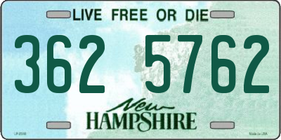NH license plate 3625762
