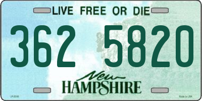 NH license plate 3625820