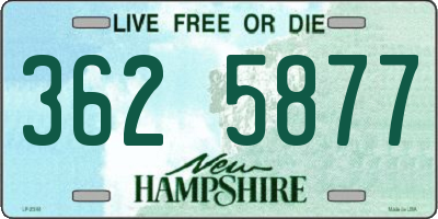 NH license plate 3625877