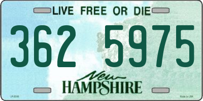 NH license plate 3625975