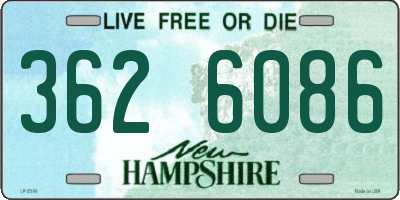 NH license plate 3626086