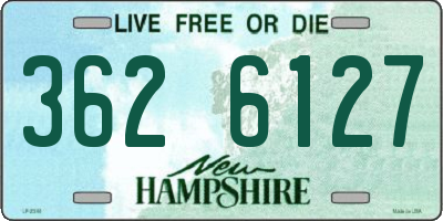 NH license plate 3626127