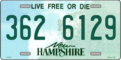 NH license plate 3626129
