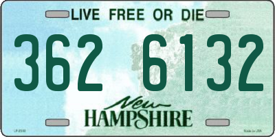 NH license plate 3626132
