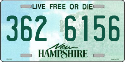 NH license plate 3626156