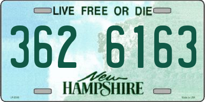 NH license plate 3626163