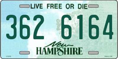 NH license plate 3626164
