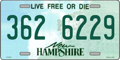 NH license plate 3626229