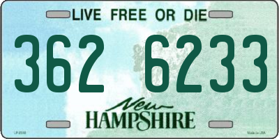 NH license plate 3626233