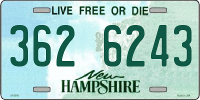 NH license plate 3626243
