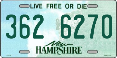 NH license plate 3626270