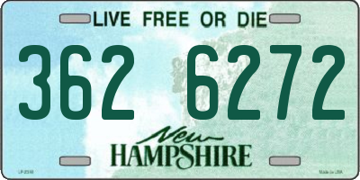 NH license plate 3626272