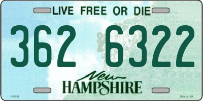 NH license plate 3626322