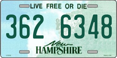 NH license plate 3626348