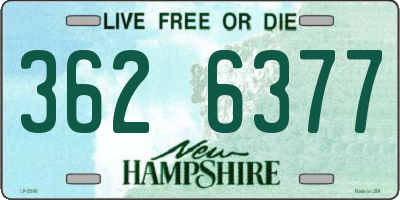 NH license plate 3626377
