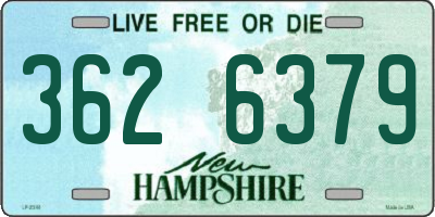 NH license plate 3626379