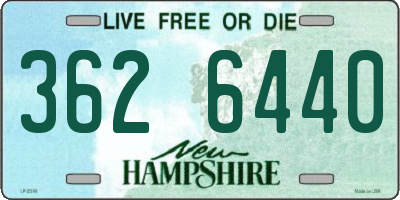 NH license plate 3626440
