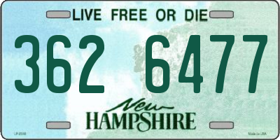NH license plate 3626477