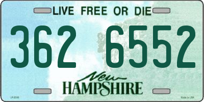 NH license plate 3626552