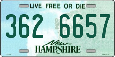 NH license plate 3626657