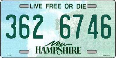 NH license plate 3626746