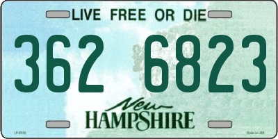 NH license plate 3626823